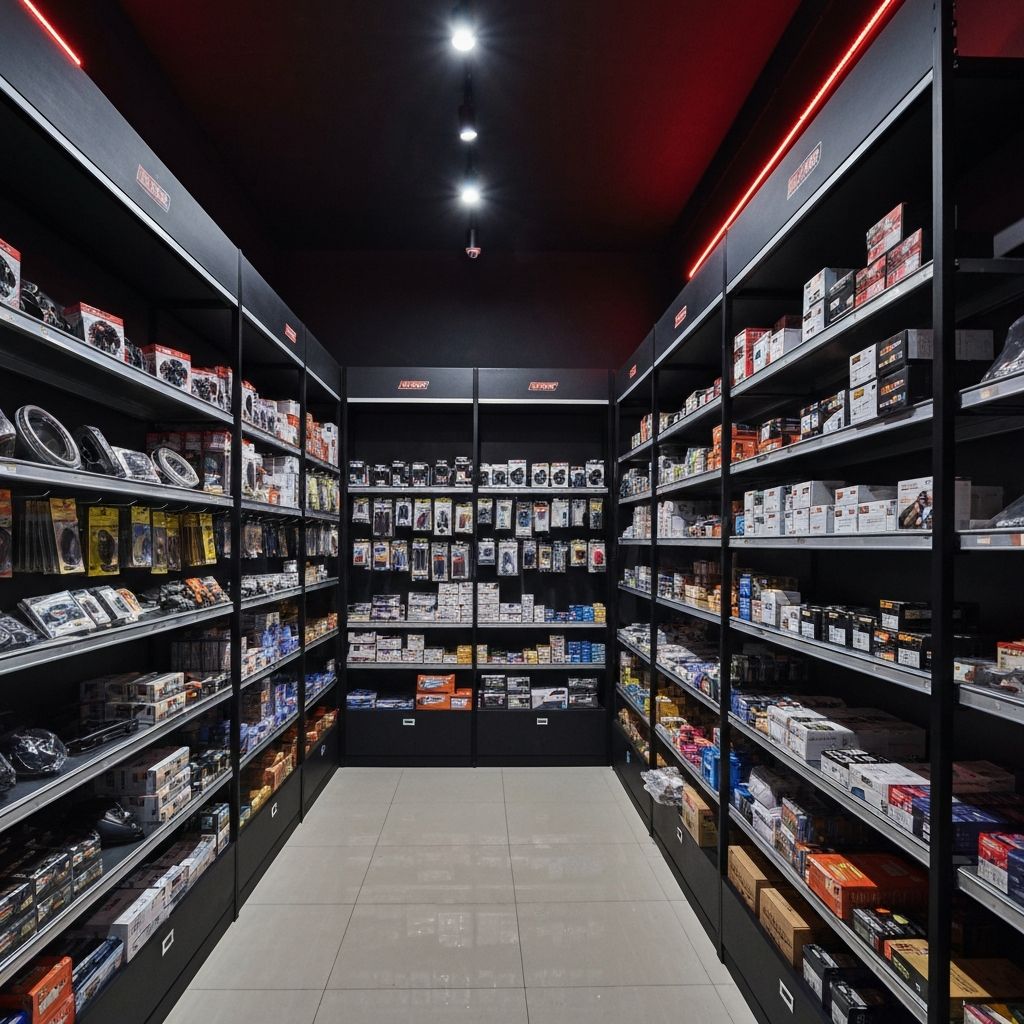 Interior toko Venom Variant